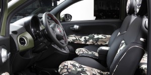 Sellerie avant Fiat 500 camouflage